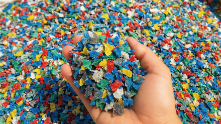 廃棄プラスチック　写真